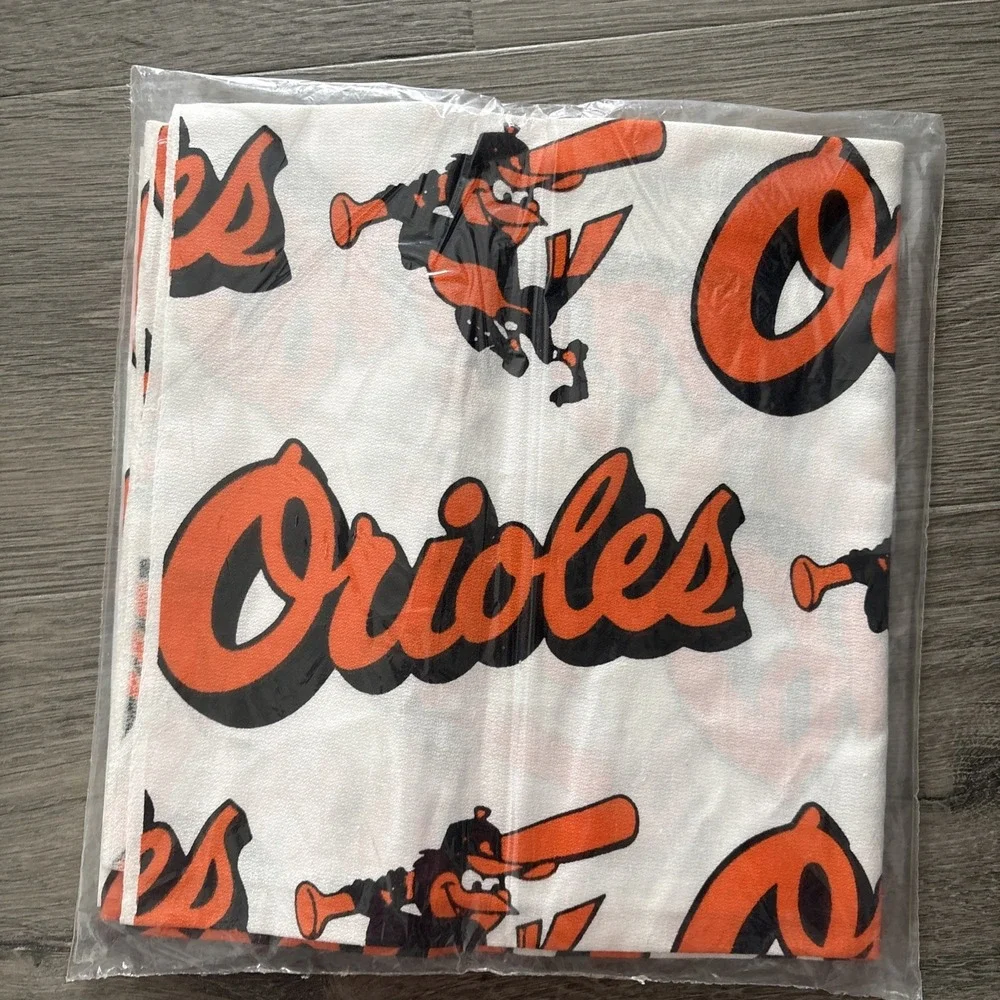 Sportex Tablecloth Or Wall-hanging Baltimore Orioles 45 x 45 100% Cotton NOS